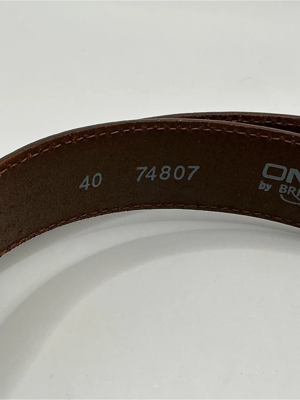 🤎 BRIGHTON 🤎Onyx Brown Leather Salina Taper Belt